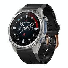 Per Garmin Descent Mk3 43mm Cinturino in silicone traspirante da 20mm (nero)