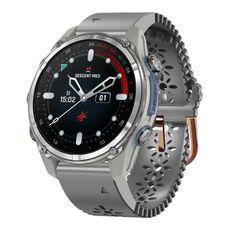 Per Garmin Descent Mk3 43mm Cinturino in silicone traspirante da 20mm (grigio)