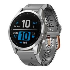 Per Garmin Fenix ​​7S Pro 42mm Cinturino in silicone traspirante da 20mm (grigio)