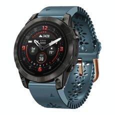 Per Garmin Epix Pro 42mm Cinturino in silicone traspirante da 20mm (Lake Blue)