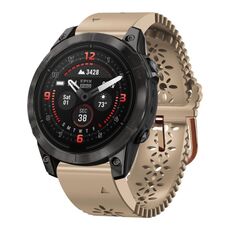 Per Garmin Epix Pro 42mm Cinturino in silicone traspirante da 20mm (cachi)