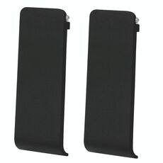 Per Nintendo Switch Console 2 pezzi di ricambio cavalletto posteriore guscio supporto (nero)