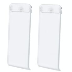 Per Nintendo Switch Console 2 pezzi di ricambio per cavalletto posteriore (bianco trasparente)