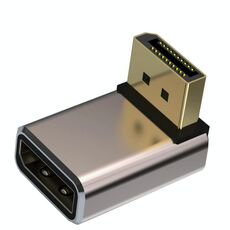Convertitore adattatore Displayport maschio a Displayport femmina 8K 60Hz PD1.4, angolo: verso l'alto