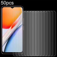 Per vivo Y18s / Y37m 5G 50 pezzi 0,26 mm 9H 2,5D Pellicola in vetro temperato