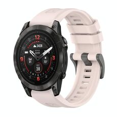 Per Garmin Epix Pro 47mm Pure Color Steel Buckle 22mm Cinturino in silicone (rosa)