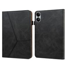 Per Xiaomi Redmi Pad Pro 12.1 Custodia per tablet in pelle goffrata a strisce colorate (nero)