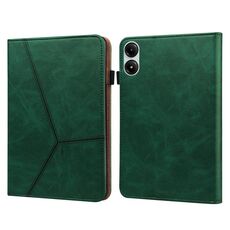 Per Xiaomi Redmi Pad Pro 12.1 Custodia per tablet in pelle goffrata a strisce colorate (verde)