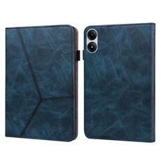 Per Xiaomi Redmi Pad Pro 12.1 Custodia per tablet in pelle goffrata a strisce colorate (blu)