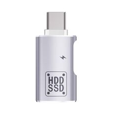 Adattatore USB-C/Tipo-C a USB, USB-C/Tipo-C OTG supporta la ricarica e la trasmissione dei dati (argento)