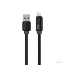 Cavo dati di ricarica rapida WK WDC-27i elastico in silicone originale da 1 m, 12 W, USB a 8 pin (nero)