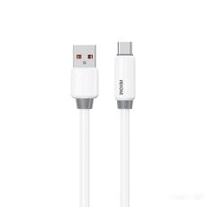 Cavo dati di ricarica rapida USB-Type-C WK WDC-27a elastico in silicone originale da 1 m, 66 W (bianco)