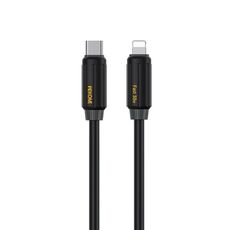 Cavo dati di ricarica rapida WK WDC-29 elastico in silicone originale da 1 m PD30W tipo C a 8 pin (nero)