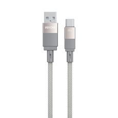 Cavo dati magnetico di ricarica rapida da USB a tipo C WK WDC-45 Magneto Series 1m 66W (grigio)