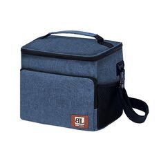 Borsa termica impermeabile di grande capacità, per picnic all'aperto, portatile, bento pack, stile: 12L blu navy piccolo