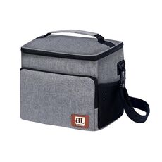 Borsa termica impermeabile di grande capacità, per picnic all'aperto, portatile, bento pack, stile: 12L grigio piccolo
