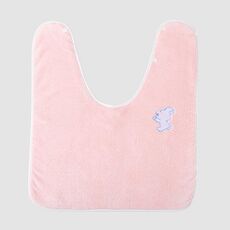 Asciugamano per bambini, bavaglino per bambini, non muta, asciugamano multifunzionale per il lavaggio del viso, colore: coniglietto rosa