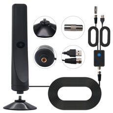 Antenna TV digitale interna 4K 1080P per canali locali, portata 50 miglia con amplificatore di segnale