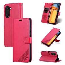 Per vivo Y37 / Y37m / Y36t 5G AZNS Custodia in pelle con texture in pelle di pecora (rosso)