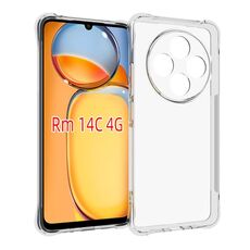 Per Redmi 14C 4G Custodia per telefono in TPU antiurto antiscivolo e spessa (trasparente)