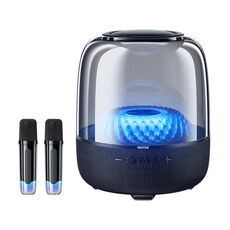 WEKOME Beluga D16 Spiritful Island Altoparlante Bluetooth da tavolo con doppio microfono (nero)