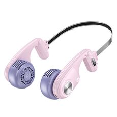 WEKOME WT-F26 Colorfon Series Ventaglio da collo (viola rosa)