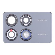 Per Xiaomi Redmi K70 Cornice lente fotocamera posteriore (Nero)
