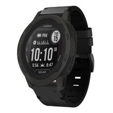 Per Garmin Instinct 2X Solar cinturino in pelle con fibbia in acciaio da 26 mm (nero)