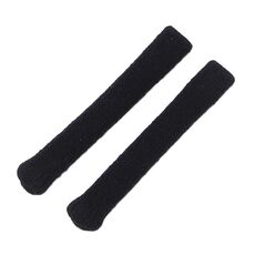 Coprigambe per occhiali lavorati a maglia, elastico antiscivolo, portaocchiali (nero)