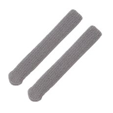 Coprigambe per occhiali lavorati a maglia, elastico antiscivolo, portaocchiali (grigio)