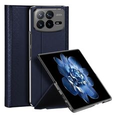 Per Xiaomi Mix Fold 4 DUX DUCIS Bril Series PU + TPU Custodia per telefono (blu)