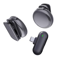 Microfono wireless lavalier SX19 1 TX + 2 RX con riduzione intelligente del rumore (tipo C)