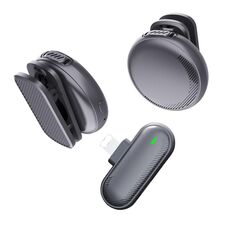Microfono wireless lavalier SX19 1 TX + 2 RX con riduzione intelligente del rumore (8 pin)