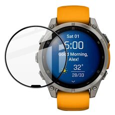 Per Garmin fenix 8 AMOLED 47mm imak Plexiglass HD Pellicola protettiva per orologio