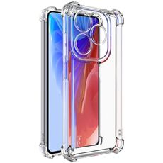 Per Tecno POP 8 IMAK UX-4 Series Custodia antiurto a quattro angoli per telefono (trasparente)