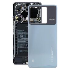 Per Xiaomi Poco X6 5G Cover posteriore batteria originale (blu)