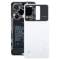 Per Xiaomi Poco X6 5G Cover posteriore batteria originale (bianco)
