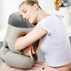 Cuscino gonfiabile portatile per supporto lombare Cuscino per dormire in aereo