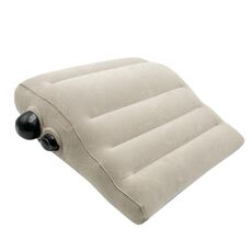Cuscino lombare gonfiabile portatile da viaggio, cuscino floccato, supporto per la schiena della sedia