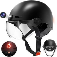 M6 1080P HD Camera Recorder Casco da ciclismo intelligente, dimensioni: 54-63 cm (nero)