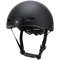 Casco da ciclismo intelligente con telecamera HD WiFi V6, dimensioni: 54-63 cm (nero)