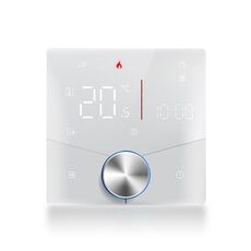 BHT-009GBLW-MT Termostato LED Smart Home WiFi per riscaldamento elettrico con funzione Matter (bianco)