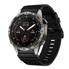 Per cinturino da orologio Garmin MARQ Gen 2 in nylon e tela a sgancio rapido da 22 mm (nero)