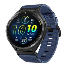 Per Garmin Forerunner 965/955/945 cinturino in nylon e tela a sgancio rapido da 22 mm (blu)