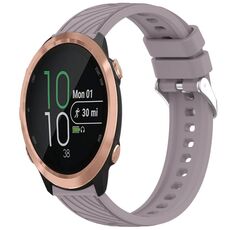 Per Garmin Forerunner 645 / 645 Music Stripe Texture Silicone Watch Band 20mm (Roland Purple)