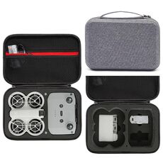 Per DJI Neo Fly More Combo Borsa da trasporto Scatola protettiva (grigio + interno nero)