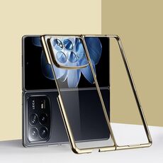 Per Xiaomi Mix Fold 4 6D Custodia antiurto per PC galvanica per telefono (oro)