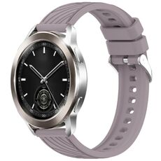 Per Xiaomi Watch S3 Stripe Texture 22mm Cinturino in silicone (Roland Purple)