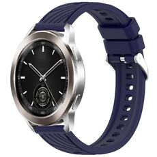 Per Xiaomi Watch S3 Stripe Texture 22mm Cinturino in silicone (blu notte)