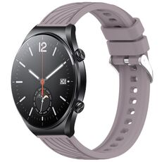 Per Xiaomi MI Watch S1 Stripe Texture 22mm Cinturino in silicone (Roland Purple)